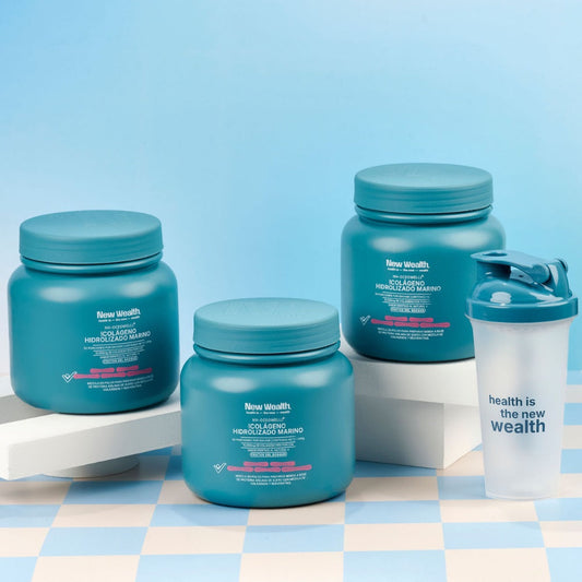 Combo Glow Funcional — bundle completo con shaker | New Wealth