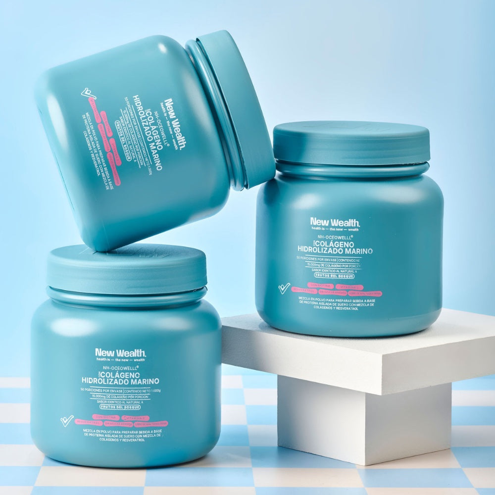 Combo Glow Funcional — frascos del bundle | New Wealth